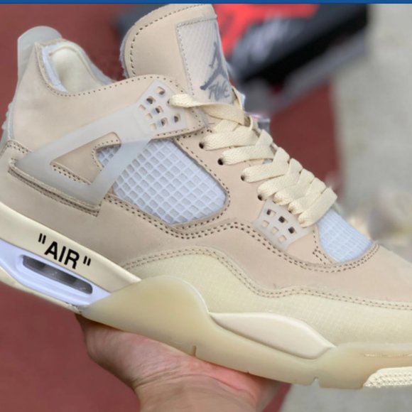 off white jordan 4s
